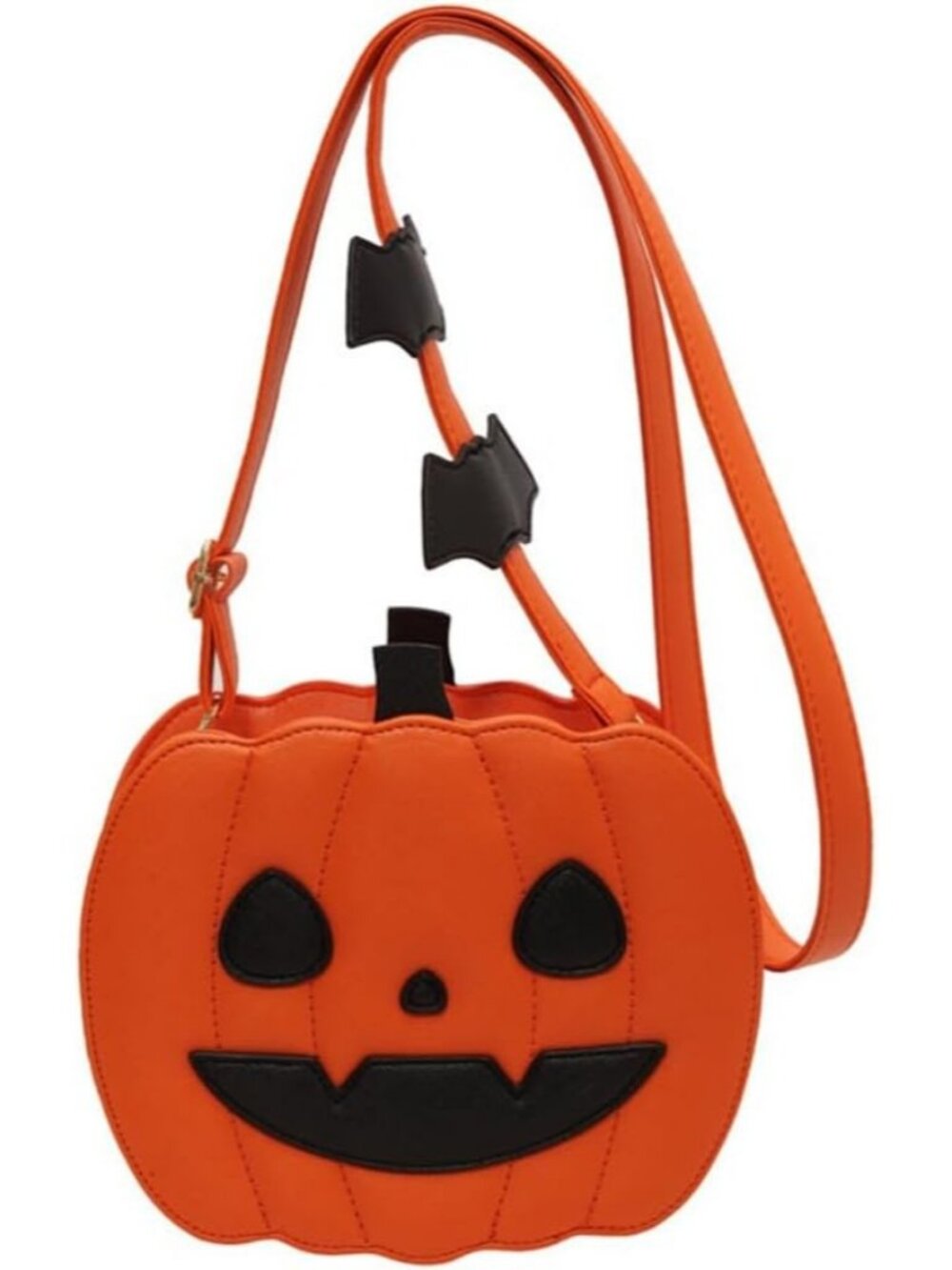 🎃Women's Orange Smile Spooky Pumpkin Purse Crossbody Bag Halloween Accessories